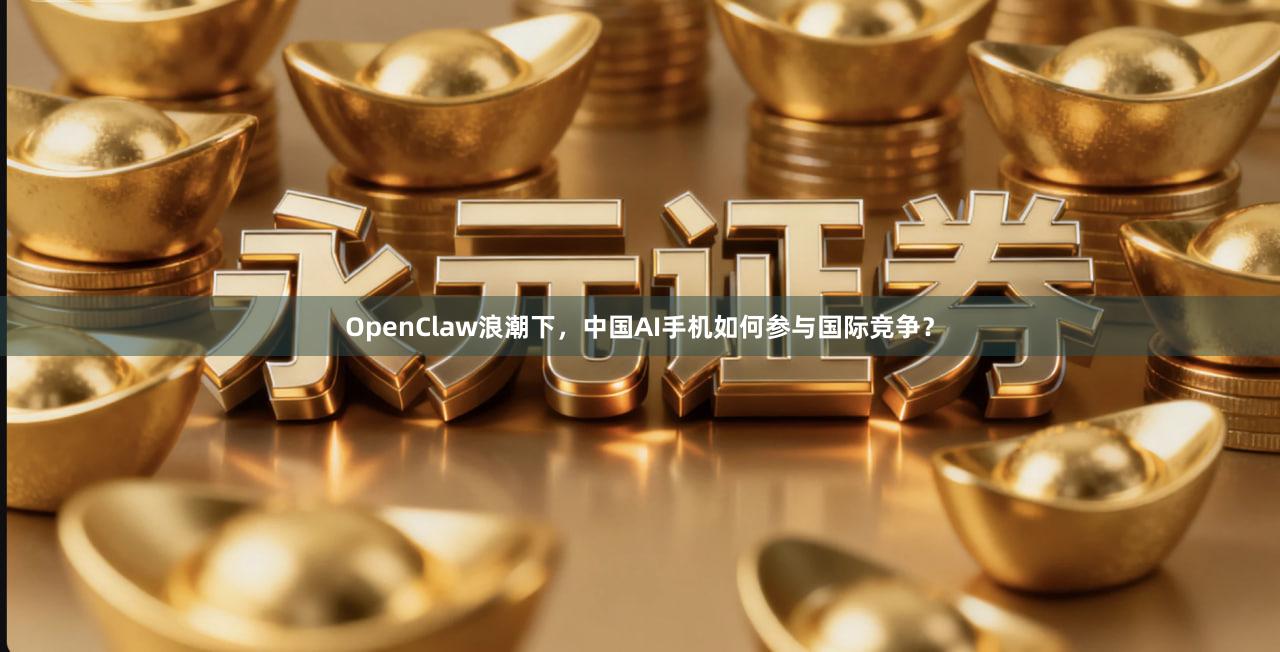 OpenClaw浪潮下，中国AI手机如何参与国际竞争？